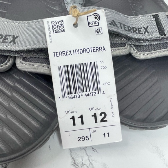 NEW adidas Terrex Hydroterra Sandal Charcoal Gray Black Mens Size 11 IE8009 main image 9
